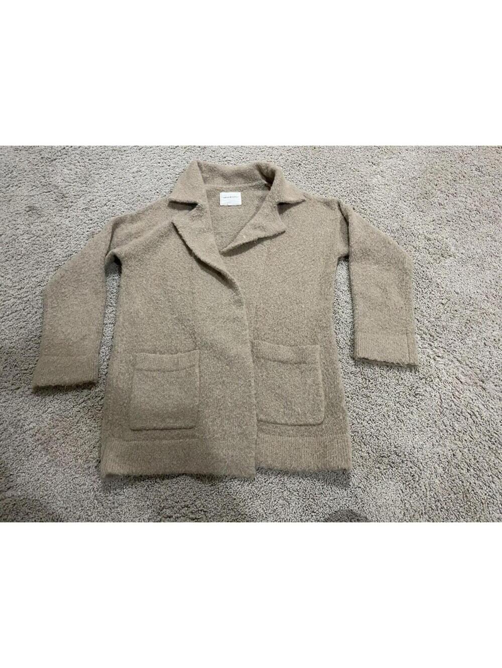 Women’s Thread & Supply Oversized Beige Cardigan Furry / Oversized S Small